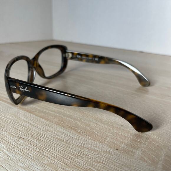 Ray-Ban JACKIE OHH RB4101 710 Cat Eye Tortoise Shell Italy FRAMES ONLY - Picture 7 of 9